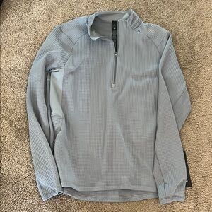 Lululemon mens Gray Quarter-Zip Pullover